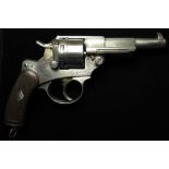 Chamelot - Delvigne M1873, French 11mm Service Revolver, made at St Etienne in 1874. Nicely marked