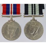 India 1939-45 Service Medal and 1939-45 War medal.