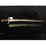 Bayonet French 1842 pat Yatagan sword bayonet.