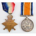 BWM & Victory Medal to 9560 A.Sjt D M Smith R.Highrs (missing a 1914 & bar). Killed In Action 15/