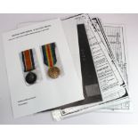 BWM & Victory Medal to L-46271 A-Cpl A J Fielder RA. Ent to the Silver War Badge. Born Earlsfield,
