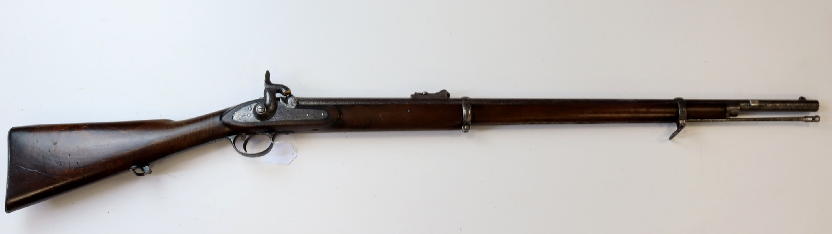 19th Century Enfield two band Volunteer Rifle made by Parker Field & Son, trigger guard stamped