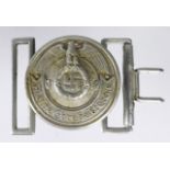 German Nazi Belt buckle officers presentation aluminium.