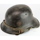 German Nazi Luftschutz Helmet, one piece gladiator pattern