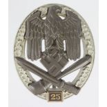 German Nazi assault badge 25 assaults.