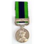 IGS GV with North West Frontier 1930-31 clasp, named (5103 Sep Izzat Khan, Tochi Scouts).