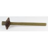 Museum Quality Replica British Trench Mace. The head has been cast in iron from an example that