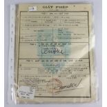 Hard to find Vietnam War Era ARVN Leave Passes. (5)