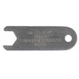 German SS / NSFK / SA maker marked danger spanner.