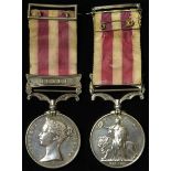 Indian Mutiny Medal with Delhi clasp, impressed naming (Ar. Fd. Turner 9th Lancers).