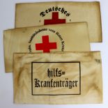 German Red Cross armbands 3x Third Reich