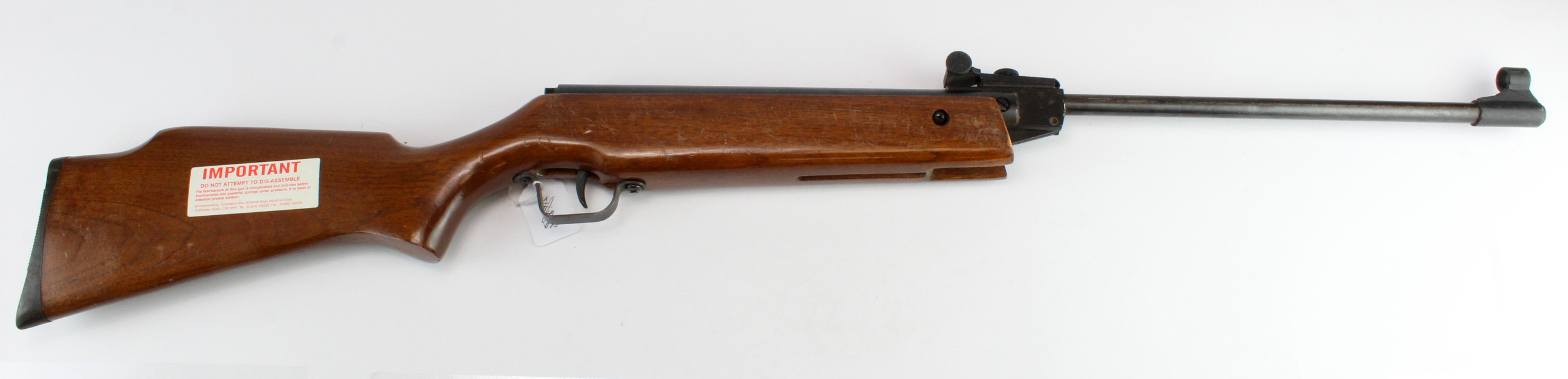 Air Rifle - marked 'SMK12 Cal. 5.5mm/.22 0500881'.