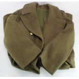 Canadian WW2 Army Greatcoat, dated 1942, marked, Made in Toronto and with Economy Buttons