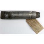 German WW2 "Electren" incendiary bomb, Nazi markings to side and base of fuse. Inert