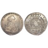 Poland, Stanislaus II Augustus, silver Thaler 1766 FS, 27.86g, KM#187, VF, a die flaw in right