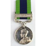 IGS GV with North West Frontier 1930-31 clasp, named (2815084 Pte H Lovatt, Seaforth). With