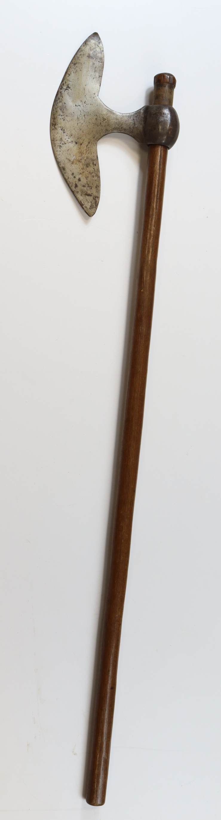 Axe with shaft, unknown vintage but certainly looks to have age