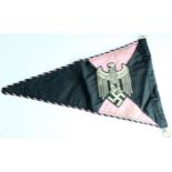 German Nazi car pennant.