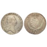 Poland, Grand Duchy of Warsaw, Friedrich August I, silver 1/3 Talar 1812 IB, C# 86, F/GF