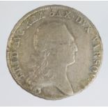 Poland, Grand Duchy of Warsaw, Friedrich August I, silver 1/3 Talar 1811 IS, C# 86, Fine, some