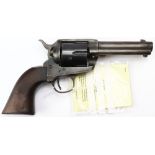 Italian "Pietta" .44 calibre single action Replica of a Colt "Peacemaker", barrel 4", side mounted