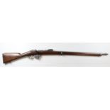 Italian Vetterli model 1870/87, 10.4 mm obsolete cal, bolt action military rifle. No licence needed.