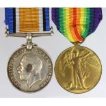 BWM & Victory medals 2953 Pte F Pritchard R Berks Regt. Enlisted 14-9-1914, not entitled to star,