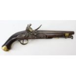 Flintlock New Land Pattern Pistol, barrel 9", Bore .69", lock with crown over "W.R." (William IV