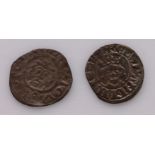 Canterbury Mint Pennies (2): Richard I Class 4b, S.1348C, REINALD ON CA, 1.26g, VG, along with
