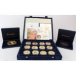 Princess Diana related Cook Islands gilt cupro-nickel picture coins (25) 2007, most housed in a