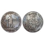 Malta silver 30 Tari 1757, ex-mount VF with some surface marks.