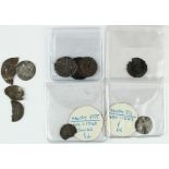 Hammered silver coins and fragments (10), mostly English, noted Edward I Penny, Berwick Mint S.1415,