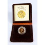 Sovereign 1981 Proof FDC boxed as issued