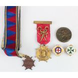 Medals & Badges (5): Grand Order of Druids hallmarked silver-gilt jewel to G. Dale 1913, a Grand