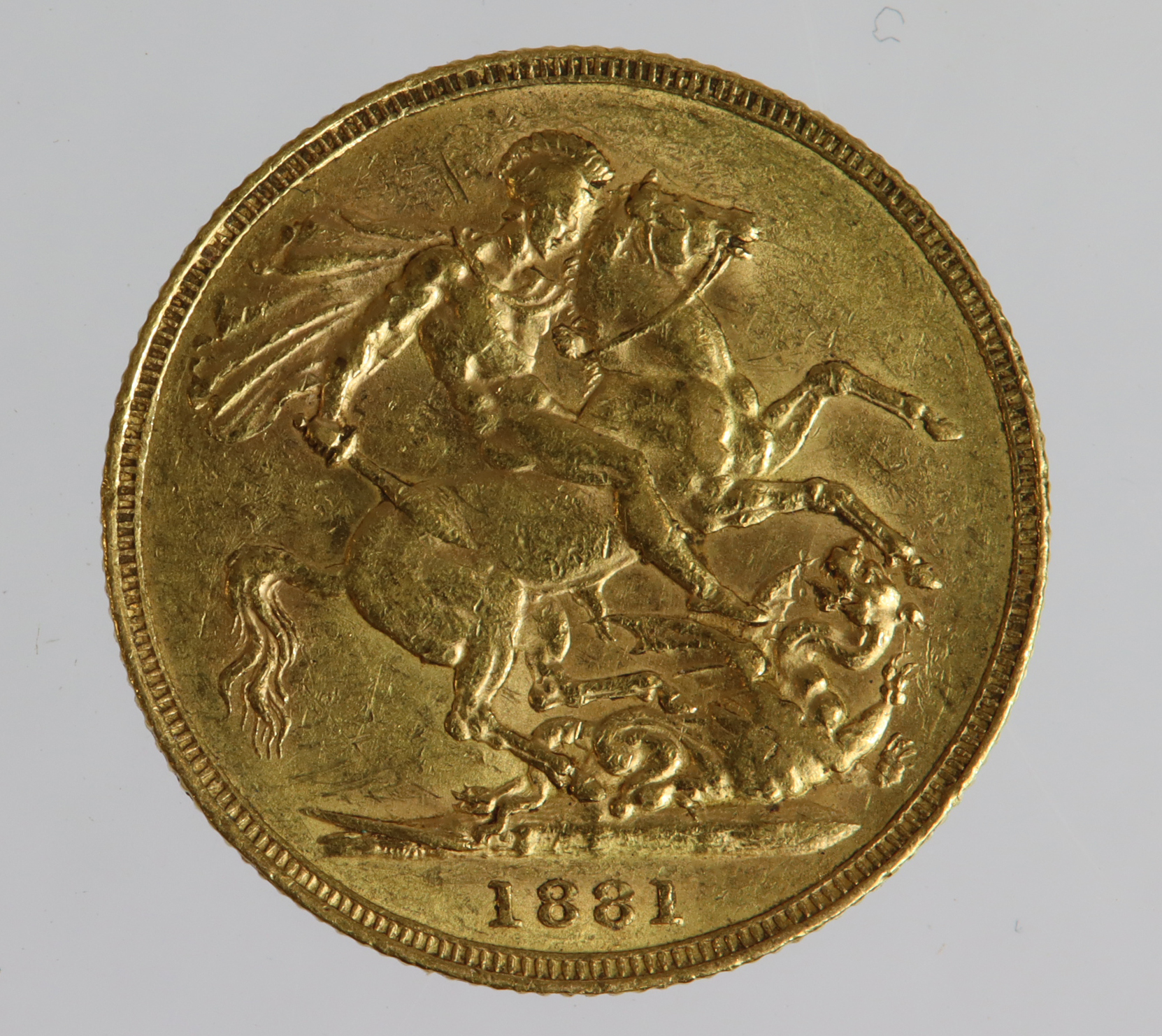 Sovereign 1881m (St George) VF - Image 2 of 2