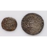 Edward IV (2): Halfgroat, Canterbury Mint, knot below bust, quatrefoils by neck, mm. Pall/-, Fine;