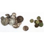 English Hammered coins and fragments (27) including a full Short Cross Penny of Richard I, Ulard