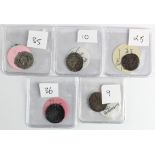 Edward I & II Silver Pennies of Durham, Canterbury & Lincoln (5): Class 15c, Durham mint, S.1470,