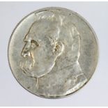 Poland silver 5 Zloty 1936, EF