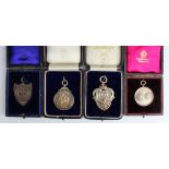 Railway - group of 4 ambulance medals to G.A. Burgess - two are inscribed for the Great Western