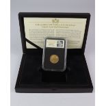 Sovereign 1864 "Shieldback" GVF/nEF in a "Coin Portfolio Management" box with certificate