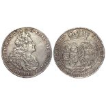 German State, Saxony-Albertine silver Thaler 1716 IGS, KM# 776, VF-GVF