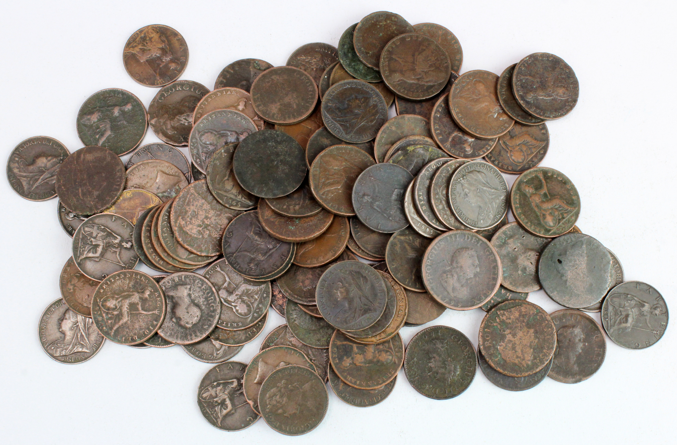 Netherlands East Indies (19) copper & bronze coinage 19th-20thC, mixed grade.