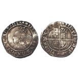 Elizabeth I Threepence 1570 mm. Castle, S.2566, GF