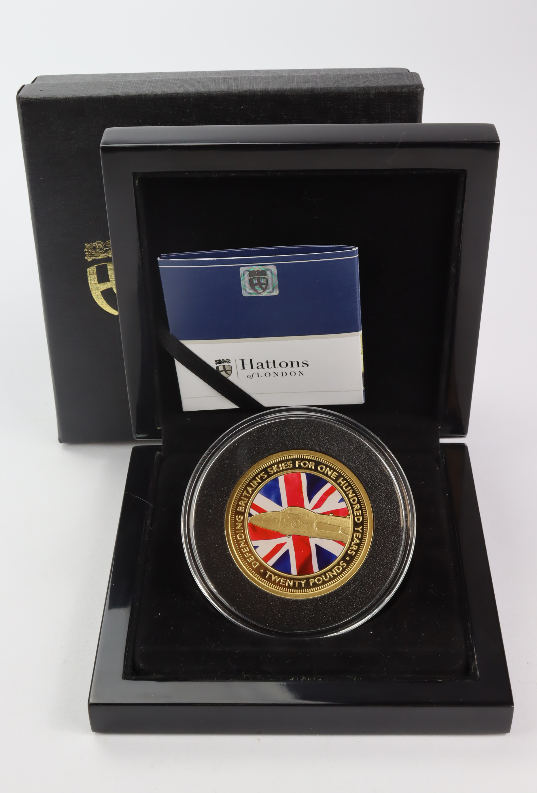 Tristan Da Cunha Twenty Pounds 2018 struck in 22ct gold (62.2g) to a proof finish. Mintage of only