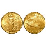 USA gold $20 "Double Eagle" 1927 EF