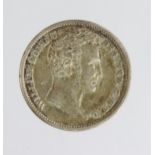 Netherlands East Indies 1/4 Gulden 1834 VF-GVF