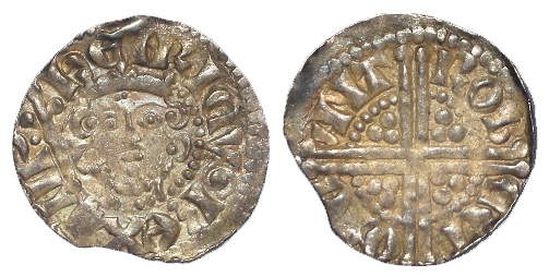 Henry III Long Cross silver Penny, Canterbury Mint, moneyer Robert, 1.45g, slightly irregular flan