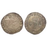 Ireland, Philip and Mary billon Groat 1555, S.6501, 3.00g, F/GF