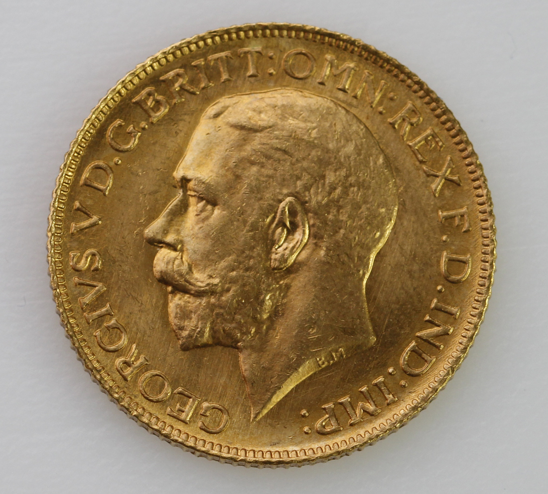 Sovereign 1925 aUnc